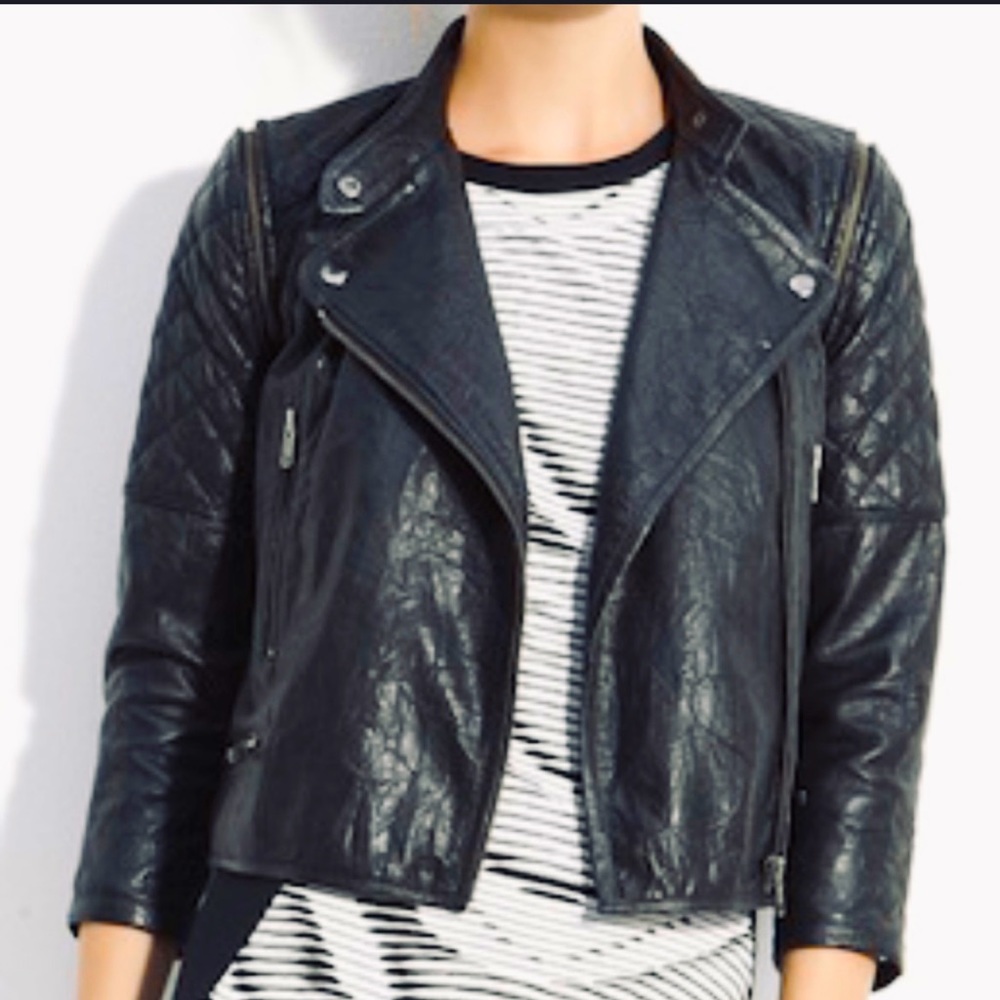 cut25 Leather Moto Jacket // Vest